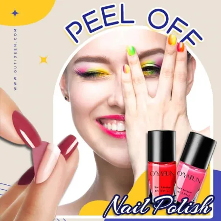 Vernis à ongles peel-off - séchage rapide - auto-élimination rapide