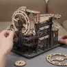 Marble Run - 3D houten puzzel - bouwstenen - nachtstad - setConstructie