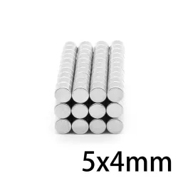 N35 - neodyymimagneetti - pyöreä levy - 5mm * 4mm