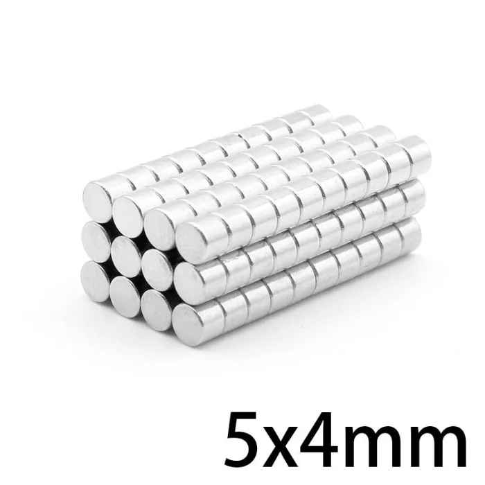 N35 - neodyymimagneetti - pyöreä levy - 5mm * 4mm