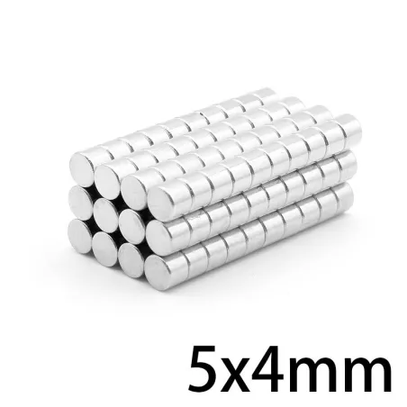 N35 - neodyymimagneetti - pyöreä levy - 5mm * 4mm