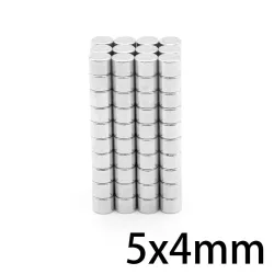 N35 - neodyymimagneetti - pyöreä levy - 5mm * 4mm