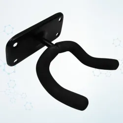 Veggmontert gitarholder - stålkrok - anti-skli