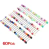 Piercing langue - haltère avec boule