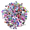 Tongpiercing - barbell met balletjePiercings