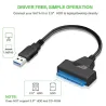 Cabo USB 3.0 para SATA de 22 pinos - SSD de 2,5 polegadas