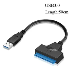 Cabo USB 3.0 para SATA de 22 pinos - SSD de 2,5 polegadas