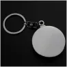 Roulette russe tournante - porte-clés rond rotatif