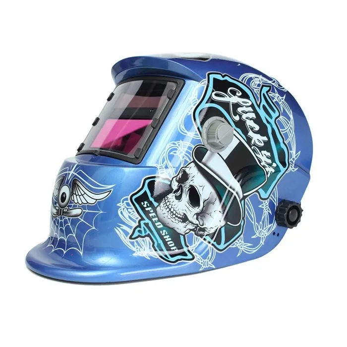 Auto darkening welding helmet - Solar - MIG - MMA - Lucky Speed GhostHelmets