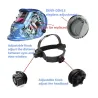 Kask spawalniczy z funkcją automatycznego przyciemniania - Solar - MIG - MMA - Lucky Speed GhostKask Spawalniczy