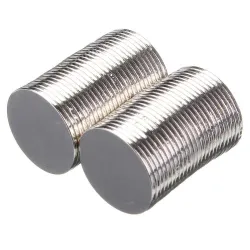N50 - neodymmagnet - rund skive - 15mm * 1mm - 50 stykker