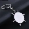 Wheel rudder - compass - keychainKeyrings