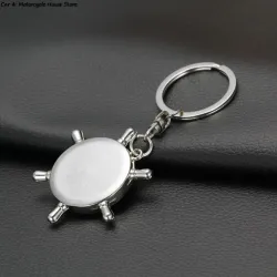 Wheel rudder - compass - keychainKeyrings
