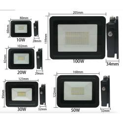ReflectoresProyector LED - reflector exterior - ultrafino - estanco - 220V / 110V - 10W - 20W - 30W - 50W - 100W
