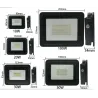Projecteur LED - réflecteur extérieur - ultra fin - étanche - 220V / 110V - 10W - 20W - 30W - 50W - 100W