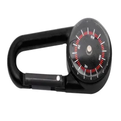 Plastic pocket compass - hook keyringKeyrings