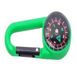 Boussole de poche en plastique - porte-clés crochet