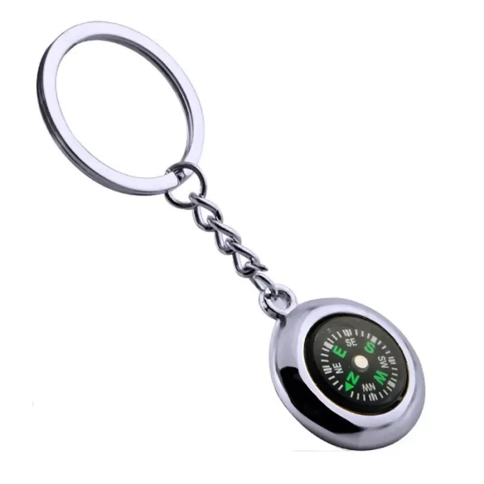 Mini bússola de bolso - com chaveiro