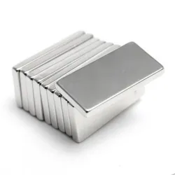 N50 - aimant néodyme - bloc rectangle super puissant - 20 mm * 10 mm * 2 mm - 10 pièces