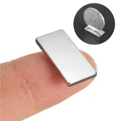 N50 - aimant néodyme - bloc rectangle super puissant - 20 mm * 10 mm * 2 mm - 10 pièces