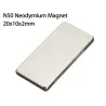 N50 - neodymmagnet - superstærk rektangelblok - 20mm * 10mm * 2mm - 10 stk.
