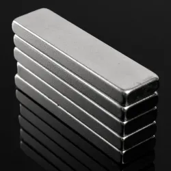N52 - neodymmagnet - supersterk rektangulær blokk - 40mm * 10mm * 4mm - 5 stk.
