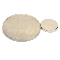 N52 - neodymmagnet - supersterk rund skive - 12mm * 2mm - 25 stykker