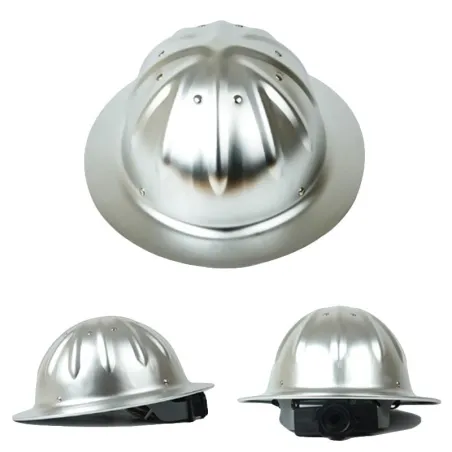 Casque de sécurité en alliage d'aluminium - bord intégral - travail de sécurité