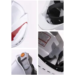 Casque de sécurité - respirant - avec bande réfléchissante - construction / ingénierie - travail de sécurité
