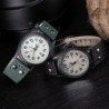 RelojesModerno reloj militar de cuarzo - correa de piel - unisex