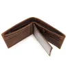 Elegante Herren Geldbörse - echtes Rindsleder