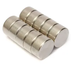 N52 - neodymmagnet - rund skive - 10mm * 5mm - 10 stk.