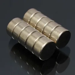 N52 - neodymmagnet - rund skive - 10mm * 5mm - 10 stykker