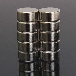 N52 - magnes neodymowy - okrągła tarcza - 10mm * 5mm - 10 sztukN52