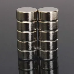 N52 - neodymmagnet - rund skive - 10mm * 5mm - 10 stykker