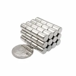 N35 - aimant néodyme - cylindre rond - 8mm * 10mm