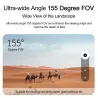 Aluminiumslegeringslinse - 155 grader ultravid linse - vanntett - for GoPro Hero 9 10 11 Black