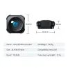 Aluminum alloy lens - 155 degree ultra wide lens - waterproof - for GoPro Hero 9 10 11 BlackLenses & filters