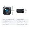 Objektiv aus Aluminiumlegierung - 155-Grad-Ultraweitwinkelobjektiv - wasserdicht - für GoPro Hero 9 10 11 Black