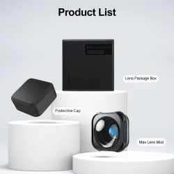 Aluminum alloy lens - 155 degree ultra wide lens - waterproof - for GoPro Hero 9 10 11 BlackLenses & filters