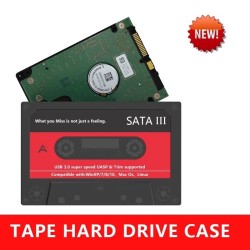UTHAI T46 - ekstern harddiskdeksel - SATA 5 Gbps 2,5 tommer - micro B til USB 3.0 - type A-kabel