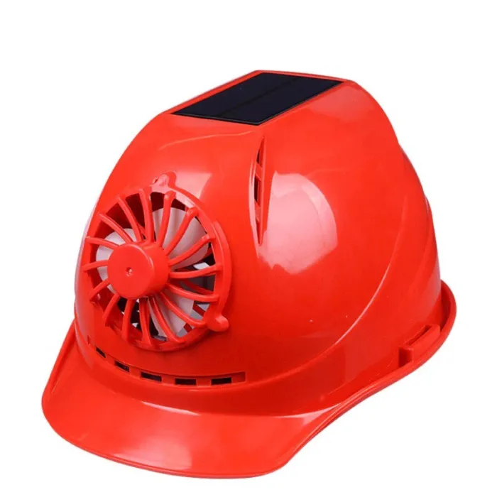 Casque de sécurité à énergie solaire - avec ventilateur - construction / travail acharné - sécurité au travail