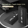TISHRIC - Custodia SSD / HDD - custodia esterna - SATA da 2,5 pollici a USB 3.0 / USB 2.0