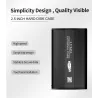 TISHRIC - Custodia SSD / HDD - custodia esterna - SATA da 2,5 pollici a USB 3.0 / USB 2.0