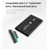 TISHRIC - case SSD / HDD - gabinete externo - SATA de 2,5 polegadas para USB 3.0 / USB 2.0