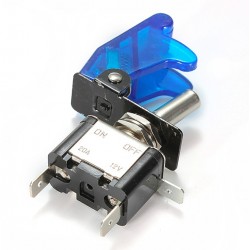 12V 20A - LED SPST toggle rocker switch - with coverSwitches