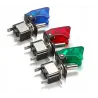 12V 20A - LED SPST Kipp-Wippschalter - mit Abdeckung