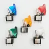12V 20A - LED SPST Kipp-Wippschalter - mit Abdeckung