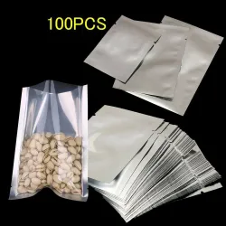 Buste per alimenti alluminio silver seal - sottovuoto - 100 pezzi