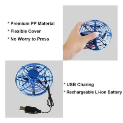 Mini drone UFO - sensor infravermelho de mão - brinquedo elétrico voador